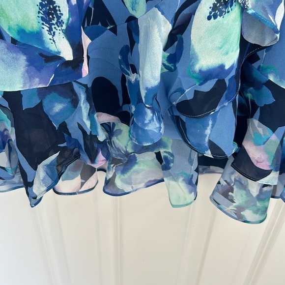 Soft Surroundings Ashlyn Maxi Dress in Blue and Purple Floral. NWT - Picture 6 of 12